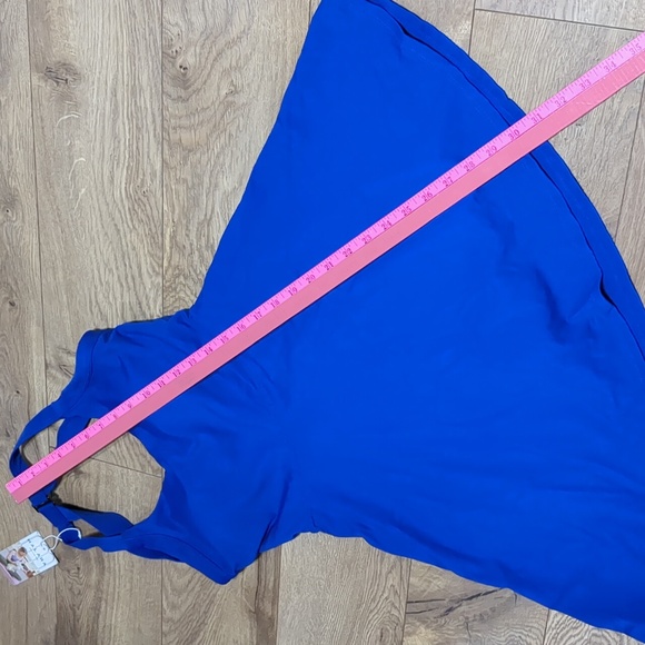 Halara Backless Twisted Flare Dance Active Dress blue size S - Picture 7 of 11